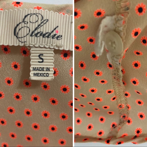 SOLDS Elodie Thin Strap Tank Top with Neon FlowerPrint - Picture 6 of 8